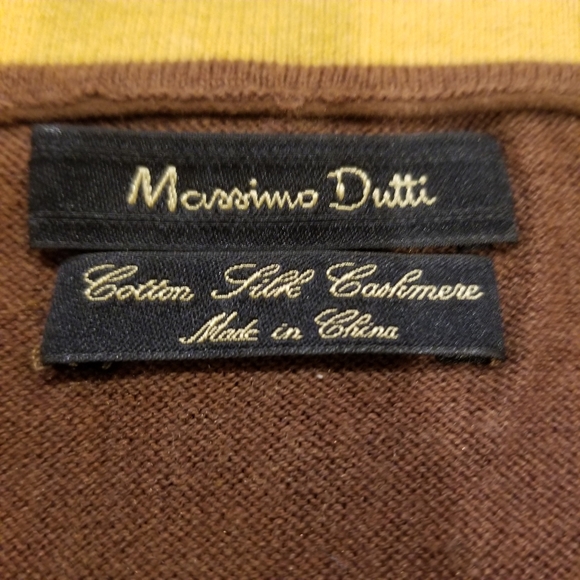 Massimo Dutti Men's Brown Cashmere Sweater - Picture 7 of 10
